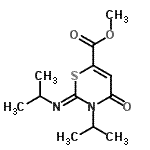 CAS#: 16238-36-1, Methyl (2Z)-3-Isopropyl-2-(Isopropylimino)-4-Oxo-3,4-Dihydro-2H-1,3-Thiazine-6-Carboxylate