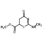 CAS 登录号：16238-41-8， 甲基2-(甲基氨基)-4-氧代-5,6-二氢-4H-1,3-噻嗪-6-羧酸酯