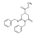 CAS#: 16238-44-1, Methyl (2Z)-3-Benzyl-2-(Benzylimino)-4-Oxo-1,3-Thiazinane-6-Carboxylate