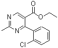 CAS 登录号：162509-17-3， 4-(2-氯苯基)-2-甲基-5-嘧啶羧酸乙酯
