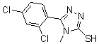 CAS 登录号：162693-41-6， 5-(2,4-二氯苯基)-4-甲基-1,2,4-三唑-3-硫醇