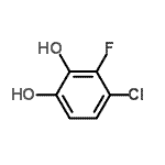 CAS#: 162757-53-1, 4-Chloro-3-Fluoro-1,2-Benzenediol