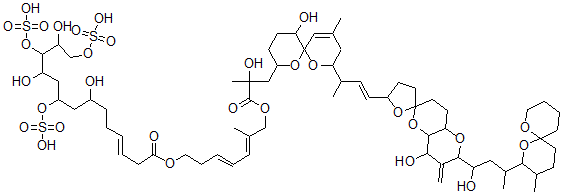 CAS 登录号：162795-98-4， 翅甲藻毒素-4