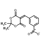 CAS#: 16286-25-2, 2,2-Dimethyl-5-(3-Nitrobenzylidene)-1,3-Dioxane-4,6-Dione
