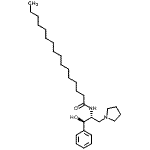 CAS 登录号：163042-29-3， N-[(1R,2R)-1-羟基-1-苯基-3-(1-吡咯烷基)-2-丙基]十六烷酰胺