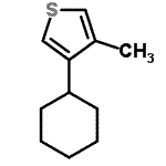 CAS#: 163045-78-1, 3-Cyclohexyl-4-Methylthiophene