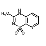 CAS#: 163136-67-2, 3-Methyl-4H-Pyrido[3,2-e][1,2,4]Thiadiazine 1,1-Dioxide