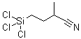 CAS 登录号：163155-56-4， 2-甲基-4-(三氯硅烷基)丁腈