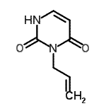 CAS 登录号：16317-78-5， 3-烯丙基-2,4(1H,3H)-嘧啶二酮