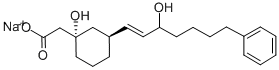 CAS#: 163251-41-0, Sodium 2-[(1S,3R)-1-Hydroxy-3-[(E)-3-Hydroxy-7-Phenylhept-1-Enyl]Cyclohexyl]Acetate