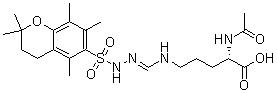 CAS#: 163277-77-8, N2-Acetyl-N5-[[[(3,4-Dihydro-2,2,5,7,8-Pentamethyl-2H-1-Benzopyran-6-Yl)Sulfonyl]Amino]Iminomethyl]-L-Ornithine