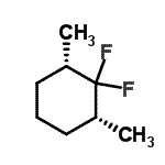 CAS#: 163353-67-1, (2R,6S)-1,1-Difluoro-2,6-Dimethylcyclohexane