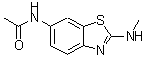 CAS 登录号：16349-37-4， N-[2-(甲基氨基)-6-苯并噻唑基]-乙酰胺