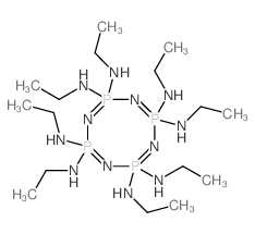 CAS#: 1635-66-1, 2,2,4,4,6,6,8,8-Octakis(ethylamino)-2,2,4,4,6,6,8,8-octahydro-1,3,5,7,2,4,6,8-Tetrazatetraphosphocine