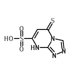 CAS#: 163708-46-1, 5-Thioxo-1,5-Dihydro[1,2,4]Triazolo[4,3-a]Pyrimidine-7-Sulfonic Acid