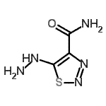 CAS#: 163728-26-5, 5-Hydrazino-1,2,3-Thiadiazole-4-Carboxamide