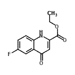 CAS 登录号：16377-62-1， 乙基6-氟-4-氧代-1,4-二氢-2-喹啉羧酸酯
