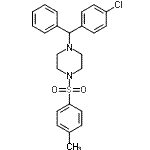 CAS#: 163837-56-7, 1-[(4-Chlorophenyl)(Phenyl)Methyl]-4-[(4-Methylphenyl)Sulfonyl]Piperazine
