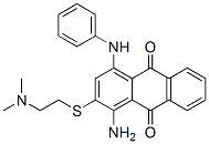 CAS#: 16388-74-2, 1-Amino-4-Anilino-2-[[2-(Dimethylamino)Ethyl]Thio]Anthraquinone