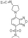 CAS 登录号：163927-31-9， 7-[(3R)-3-异硫氰酸基-1-吡咯烷基]-N,N-二甲基-2,1,3-苯并恶二唑-4-磺酰胺