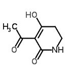 CAS 登录号：164223-37-4， 3-乙酰基-4-羟基-5,6-二氢-2(1H)-吡啶酮