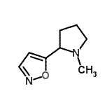 CAS 登录号：164351-65-9， 5-(1-甲基吡咯烷-2-基)异恶唑