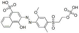 CAS#: 16452-02-1, 4-Hydroxy-3-[[2-Methoxy-5-Methyl-4-[[2-(Sulphooxy)Ethyl]Sulphonyl]Phenyl]Azo]Naphthalenesulphonic Acid