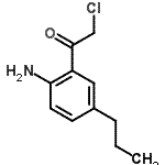 CAS 登录号：164788-92-5， 1-(2-氨基-5-丙基苯基)-2-氯乙烷酮