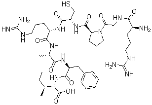 CAS#: 164859-77-2, L-Arginylglycyl-L-Prolyl-L-Cysteinyl-L-Arginyl-L-Alanyl-L-Phenylalanyl-L-Isoleucine