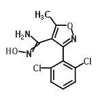 CAS#: 164982-40-5, 3-(2,6-Dichlorophenyl)-N'-Hydroxy-5-Methyl-1,2-Oxazole-4-Carboximidamide