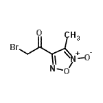 CAS#: 165067-00-5, 2-Bromo-1-(4-Methyl-5-Oxido-1,2,5-Oxadiazol-3-Yl)Ethanone