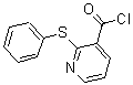 CAS 登录号：165249-92-3， 2-(苯基硫代)-3-吡啶甲酰氯