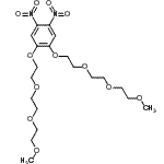 CAS#: 165254-21-7, 1,2-Bis{2-[2-(2-Methoxyethoxy)Ethoxy]Ethoxy}-4,5-Dinitrobenzene