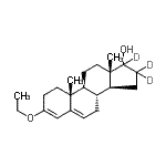 CAS#: 165304-83-6, 3-Ethoxy(16,16,17-<Sup>2</Sup>H<Sub>3</Sub>)Androsta-3,5-Dien-17-Ol