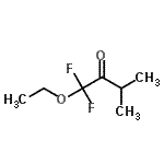 CAS#: 165544-40-1, 1-Ethoxy-1,1-Difluoro-3-Methyl-2-Butanone