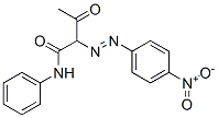 CAS 登录号：1657-16-5， 2-[(P-硝基苯基)偶氮]乙酰乙酰苯胺