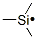 CAS 登录号：16571-41-8， 三甲基硅烷基自由基