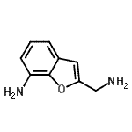 CAS 登录号：165737-01-9， 2-(氨基甲基)-1-苯并呋喃-7-胺