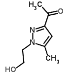 CAS#: 165743-84-0, 1-[1-(2-Hydroxyethyl)-5-Methyl-1H-Pyrazol-3-Yl]Ethanone