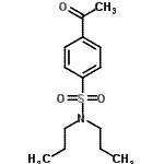 CAS 登录号：1658-96-4， 4-乙酰基-N,N-二丙基苯磺酰胺