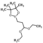 CAS 登录号：165904-27-8， 2-(3,3-二乙氧基丙基)-4,4,5,5-四甲基-1,3,2-二氧硼戊环