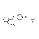 CAS#: 16599-85-2, 1-Ethyl-2-[(4-Hydroxyphenyl)Diazenyl]Pyridinium Tetrafluoroborate