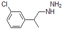 CAS 登录号：16602-97-4， 1-(3-氯-alpha-甲基苯乙基)肼