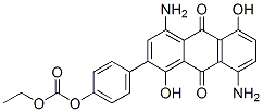 CAS#: 16618-09-0, 4-(4,8-Diamino-9,10-Dihydro-1,5-Dihydroxy-9,10-Dioxo-2-Anthryl)Phenyl Ethyl Carbonate