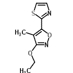 CAS#: 166180-75-2, 3-Ethoxy-4-Methyl-5-(1,3-Thiazol-2-Yl)-1,2-Oxazole