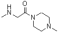 CAS 登录号：166187-00-4， 2-(甲基氨基)-1-(4-甲基-1-哌嗪基)乙酮