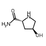 CAS#: 166187-02-6, (4S)-4-Hydroxy-D-Prolinamide
