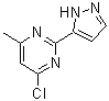 CAS#: 166197-06-4, 4-Chloro-6-Methyl-2-(1H-Pyrazol-5-Yl)Pyrimidine