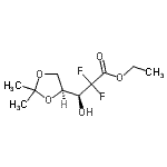 CAS#: 166376-97-2, Ethyl 2-Deoxy-2,2-Difluoro-4,5-O-Isopropylidene-L-Erythro-Pentonate