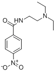 CAS 登录号：1664-52-4， N-(2-(2-二乙基氨基)乙基)-4-硝基苯甲酰胺